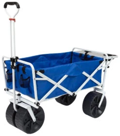 All Terrain Beach Wagon With Side Table -Swimming Shops 5665850818728 blue 3a