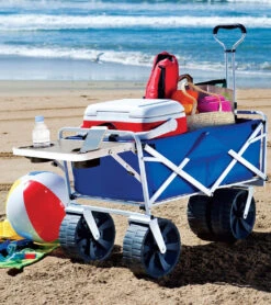 All Terrain Beach Wagon With Side Table -Swimming Shops 5665850818728 blue 9a