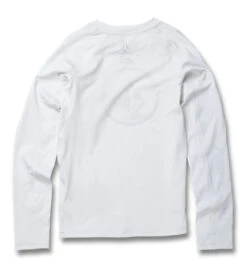 Volcom Boys' Lido Solid Long Sleeve Rashguard (Toddler, Little Kid, Big Kid) -Swimming Shops 5665891483816 white 2a