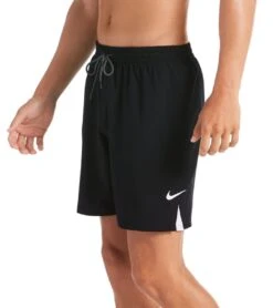 Nike Men's 18" Essential Swim Trunks 12 Nike Men's 18" Essential Swim Trunks -Swimming Shops 5665945682088 black 5a