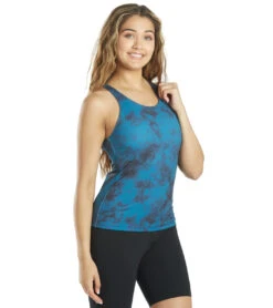 Tie Dye Elevated Support Tank -Swimming Shops 5666048082088 indigo 3a