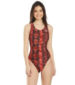 Women's Edge Wave Back One Piece Swimsuit
