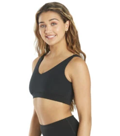 Embrace Thick Strap Sports Bra -Swimming Shops 5666313994408 black 5a
