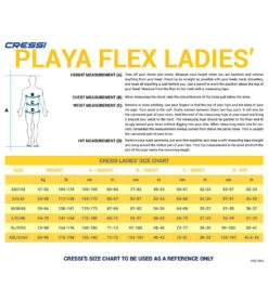 CRESSI PLAYA FLEX 2.5MM Women's Spring Wetsuit 11 CRESSI PLAYA FLEX 2.5MM Women's Spring Wetsuit -Swimming Shops 5666483896488 aqua 6a