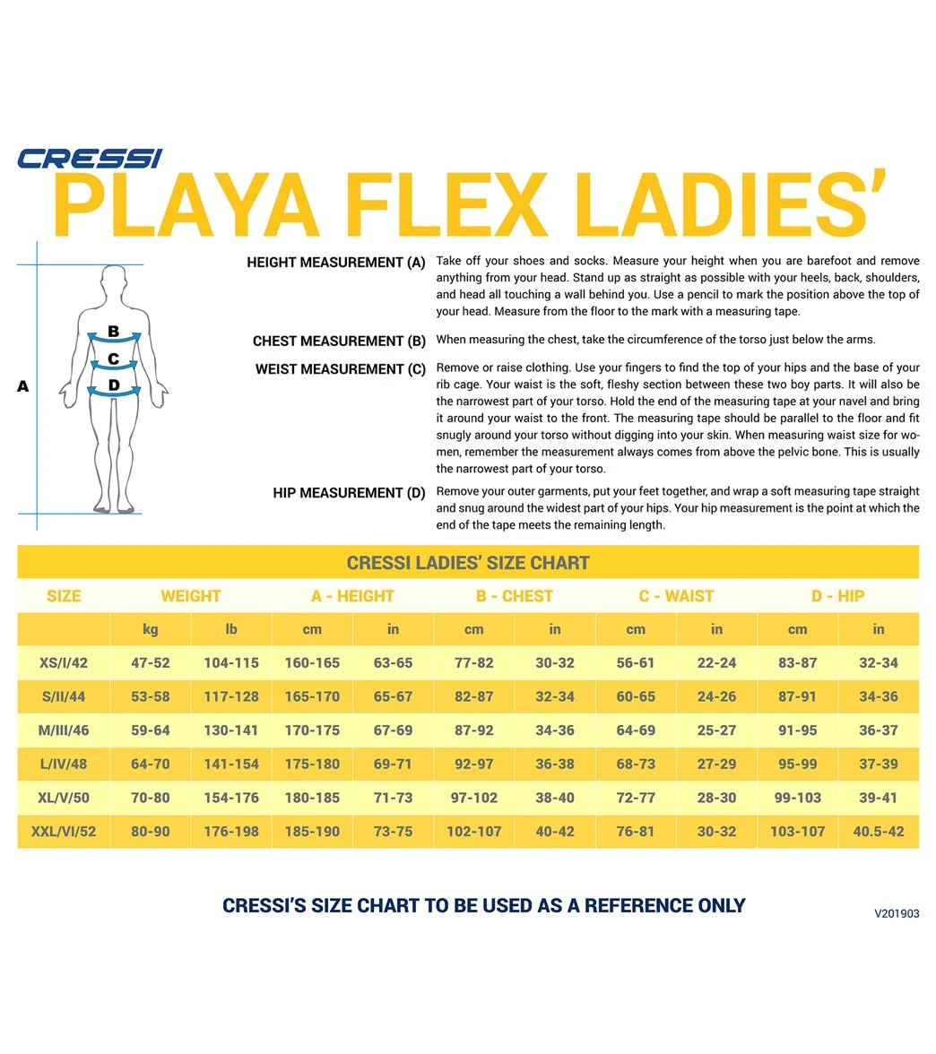 CRESSI PLAYA FLEX 2.5MM Women's Spring Wetsuit 6 CRESSI PLAYA FLEX 2.5MM Women's Spring Wetsuit - Image 6