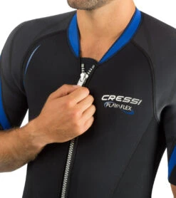 CRESSI PLAYA FLEX 2.5MM Men's Springsuit Wetsuit -Swimming Shops 5666484093096 blue 4a