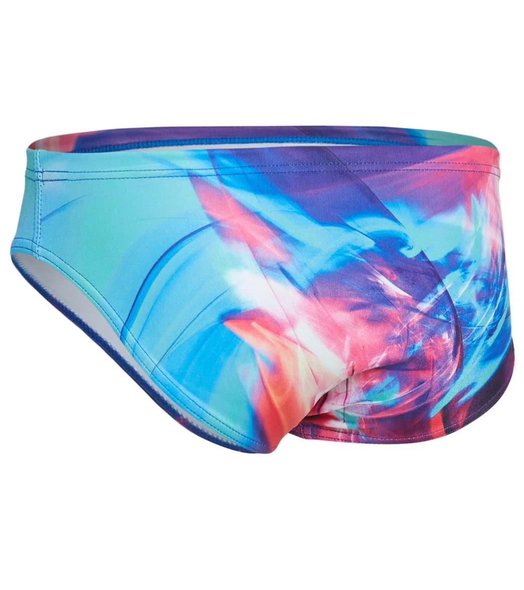 TURBO Men's Multi Bright Water Polo Brief 1 TURBO Men's Multi Bright Water Polo Brief
