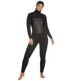 Xcel Women's Axis Hooded 5/4mm Fullsuit Wetsuit -Swimming Shops 5666674704552 black 4a