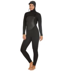 Xcel Women's Axis Hooded 5/4mm Fullsuit Wetsuit -Swimming Shops 5666674704552 black 5a