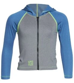 Xcel Premium Stretch Front Zip UV Protection Hoodie (Toddler, Little Kid)