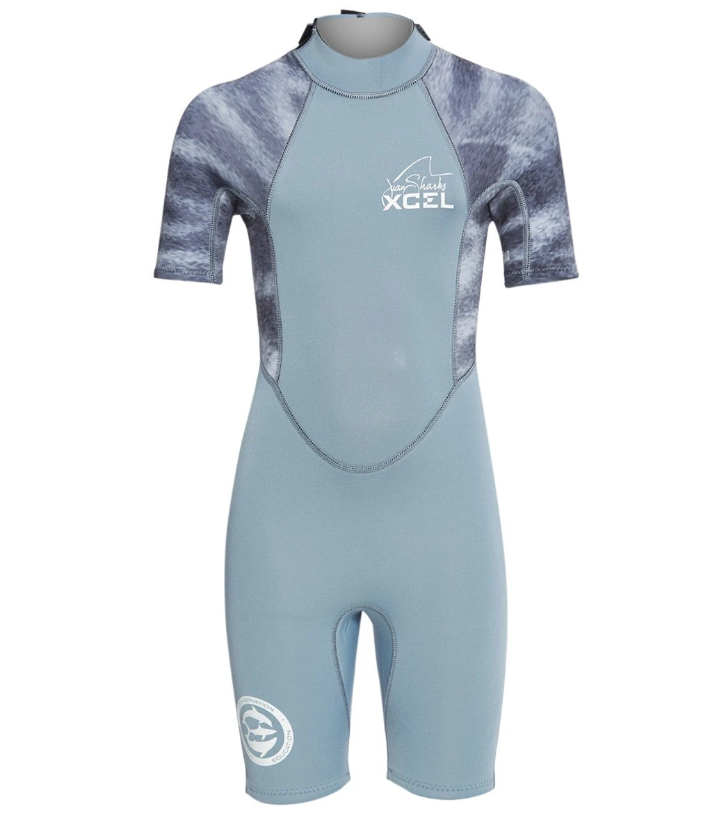 Xcel Juan Sharks Axis 2mm Spring Suit (Little Kid, Big Kid) 1 Xcel Juan Sharks Axis 2mm Spring Suit (Little Kid, Big Kid)