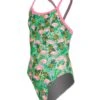 Flamingo Frenzy Thin Strap One Piece Swimsuit Youth (22-28)