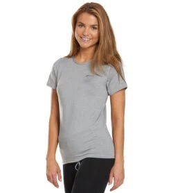 Level Six Women's Oasis Short Sleeve UPF 30+ Sun Shirt -Swimming Shops 5667081355432 lightgreymelange 5a