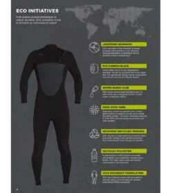 Xcel Men's 4/3mm Comp Thermo Lite Front Zip Fullsuit Wetsuit -Swimming Shops 5667601055912 black 4a