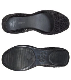 Girls' Mel Campana Zig Zag Ballet Flat (Little Kid) -Swimming Shops 5667632054440 black 4a