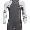 Xcel Girls' Ocean Ramsey Axis 2MM Long Sleeve Front Zip Springsuit