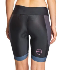 Zone3 Women's Aquaflo Plus Tri Shorts -Swimming Shops 5668186751144 blackgreyneonpink 3a