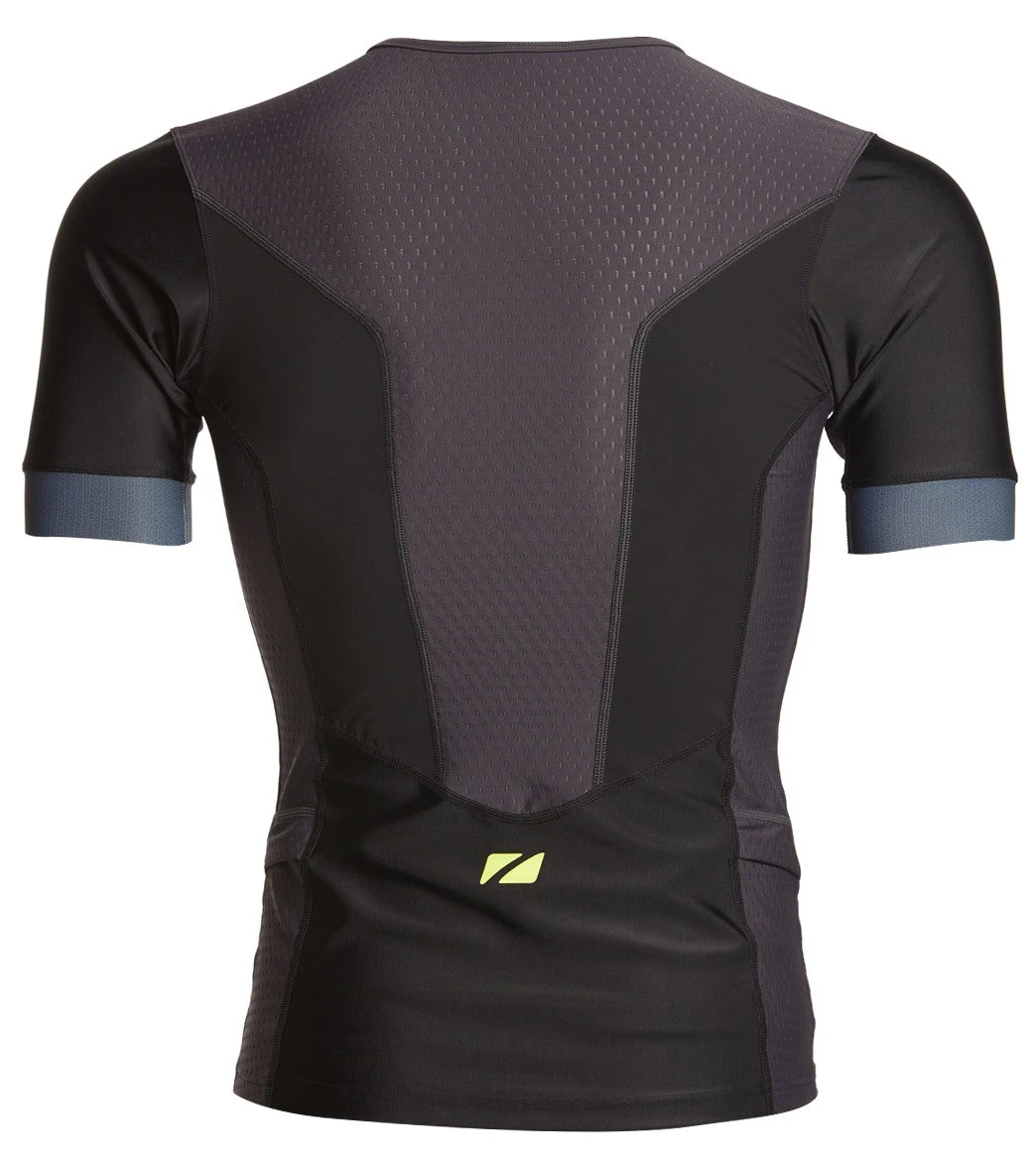 Zone3 Men's Aquaflo Plus SS Tri Top 3 Zone3 Men's Aquaflo Plus SS Tri Top - Image 3