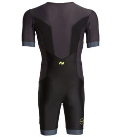 Zone3 Men's Aquaflo Plus SS Trisuit -Swimming Shops 5668190585000 blackgreyneongreen 3a