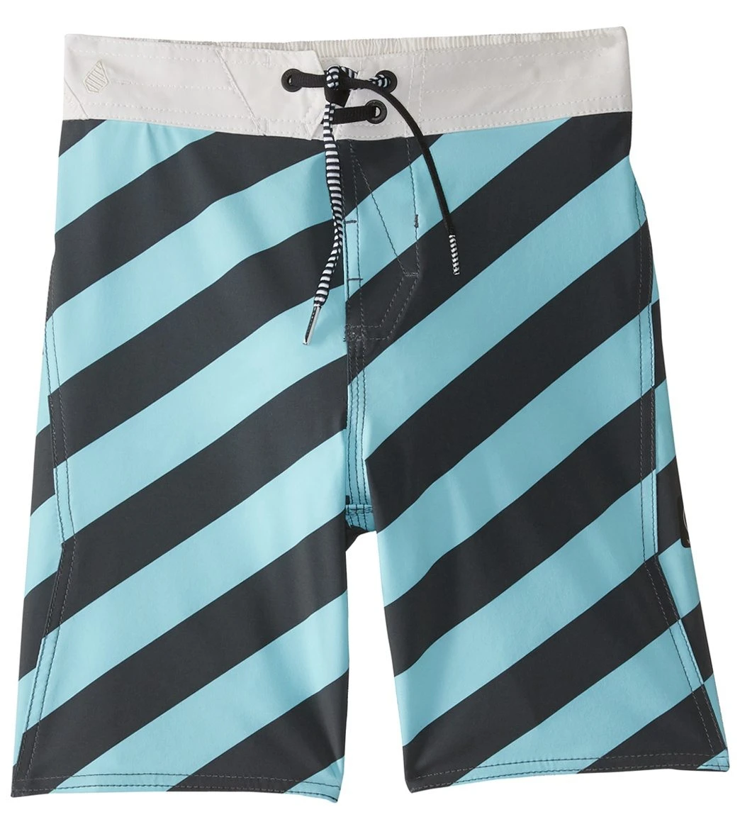 Volcom Boys' Stripey Elastic Boardshort (Toddler, Little Kid, Big Kid) 1 Volcom Boys' Stripey Elastic Boardshort (Toddler, Little Kid, Big Kid)