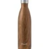 Teakwood 25oz Stainless Steel Water Bottle