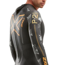 2XU Men's P:2 Propel Tri Wetsuit -Swimming Shops 5668788273320 blackorangefizz 4a