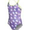 TURBO Girls' Unicorn One Piece Swimsuit