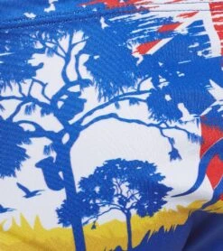 TURBO Men's Austrailia Landscape Water Polo Brief -Swimming Shops 5668904337576 royal 3a