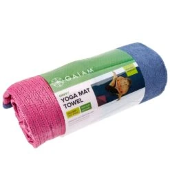 Gaiam Grippy Yoga Mat Towel -Swimming Shops 5668994089128 estatebluefuchiared 5a