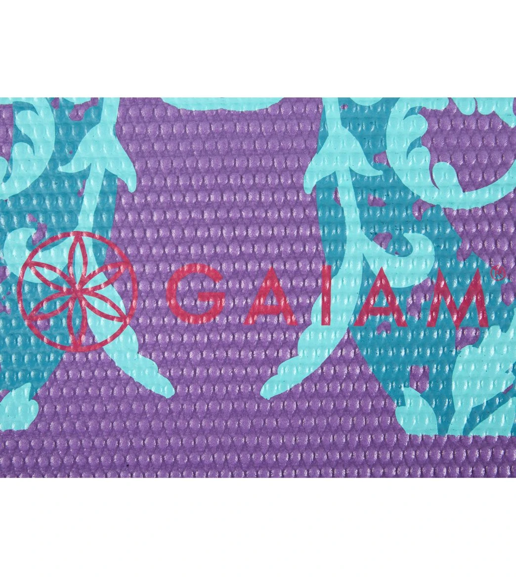 Gaiam Moroccan Garden Printed Yoga Mat 68" 4mm 5 Gaiam Moroccan Garden Printed Yoga Mat 68" 4mm - Image 5