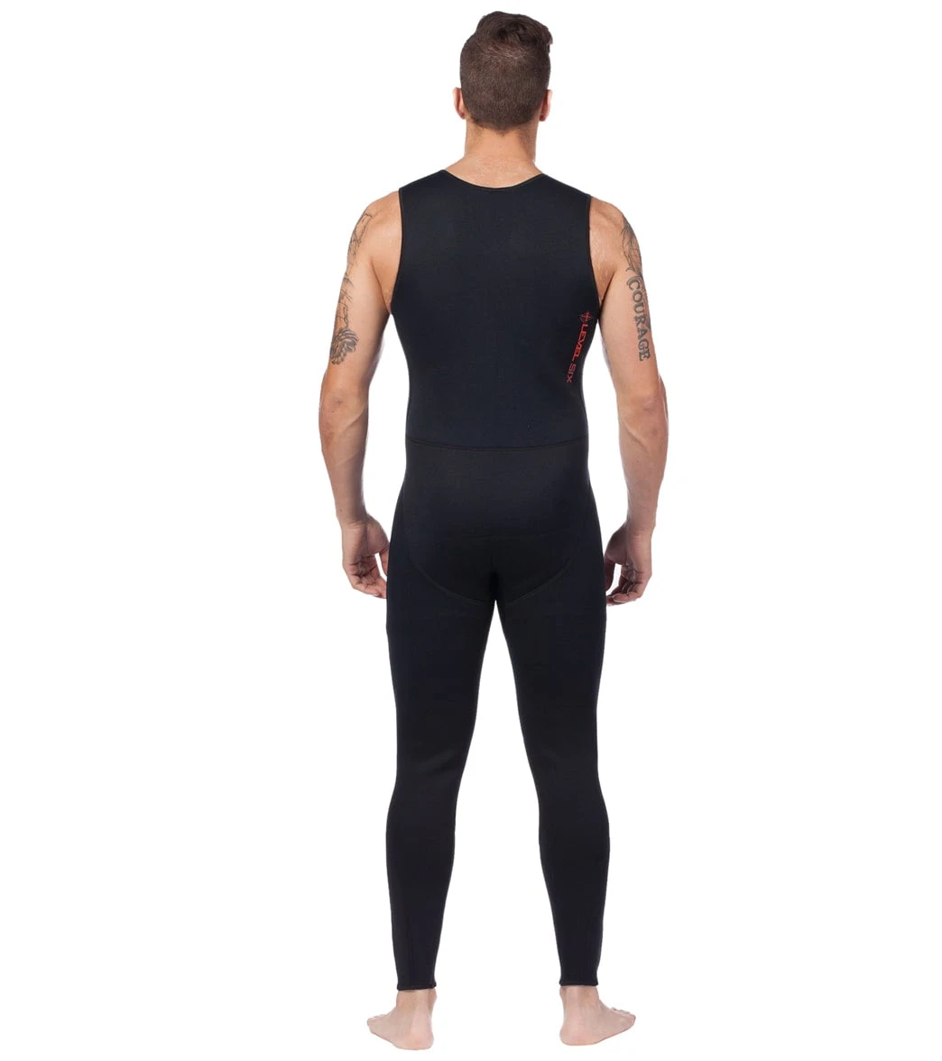 Level Six Men's Farmer John Front Zip Long John Neoprene Wetsuit 2 Level Six Men's Farmer John Front Zip Long John Neoprene Wetsuit - Image 2