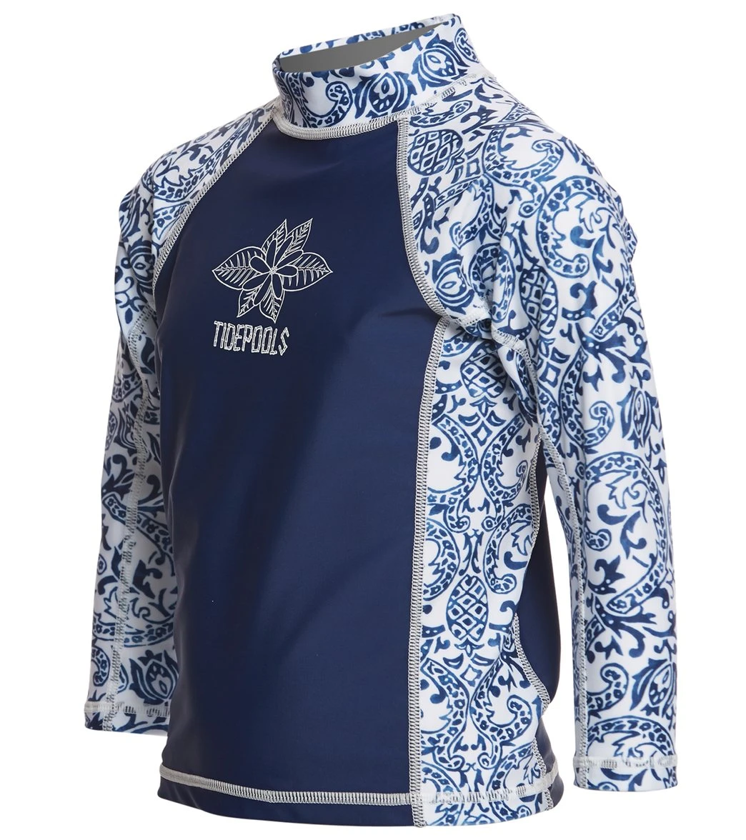 Girls' Pineapple Long Sleeve UV 50+ Rashguard (Toddler, Little Kid, Big Kid) 2 Girls' Pineapple Long Sleeve UV 50+ Rashguard (Toddler, Little Kid, Big Kid) - Image 2