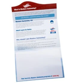 USMS Brochure (Box Of 100) -Swimming Shops 5669761024168 4