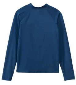 Boys' Platinum L/S Rashguard (6-16) -Swimming Shops 5669870796968 navy 2a