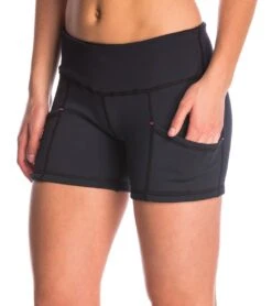 Level Six Women's 0.5MM Sombrio Neoprene Wetsuit Short -Swimming Shops 5669905825960 blackblack 3a