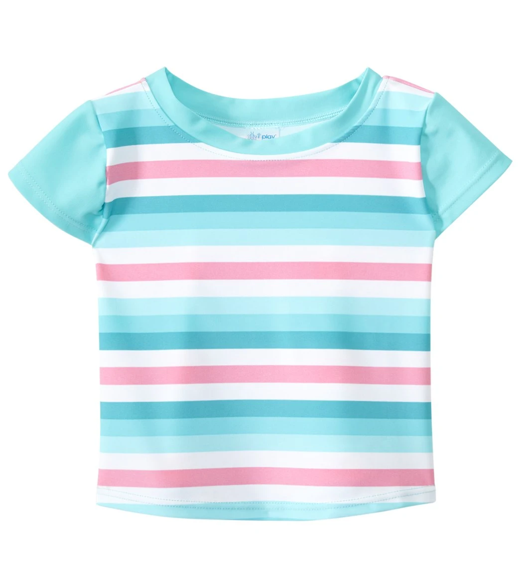 Girls' Classic Cap Sleeve Rashguard (Baby, Toddler) 1 Girls' Classic Cap Sleeve Rashguard (Baby, Toddler)