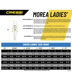 CRESSI Women's 3MM Morea Diving Wetsuit -Swimming Shops 5670567739560 black 3a