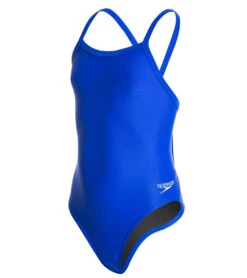 Speedo PowerFLEX Eco Solid Flyback Youth Swimsuit