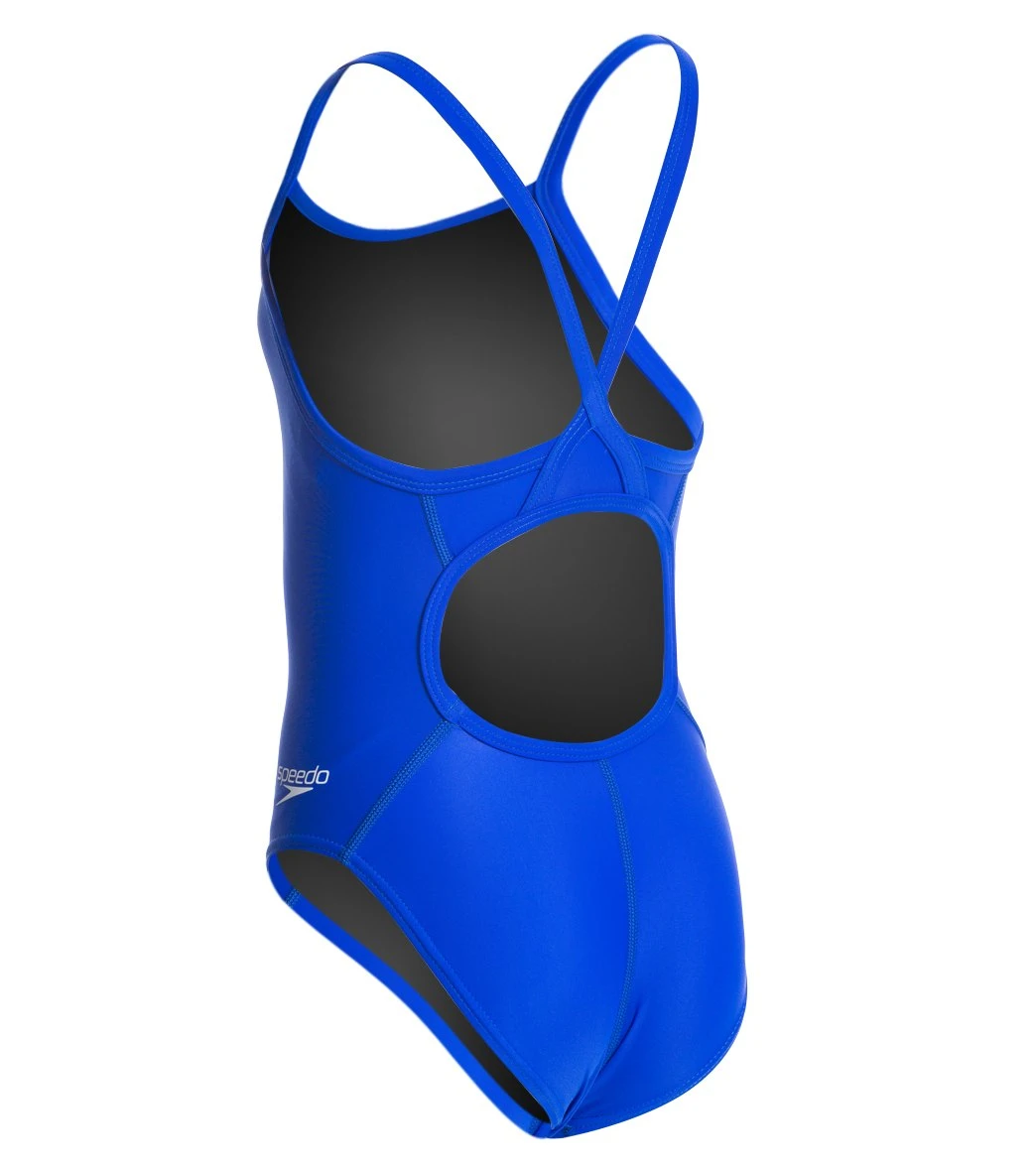 Speedo PowerFLEX Eco Solid Flyback Youth Swimsuit 2 Speedo PowerFLEX Eco Solid Flyback Youth Swimsuit - Image 2