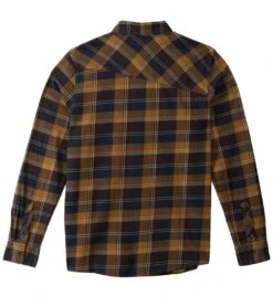 Volcom Men's Pablo Long Sleeve Button Up Shirt -Swimming Shops 5670614991016 rust 2a