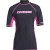 CRESSI Girls' Classic Short Sleeve Rashguard (7yrs-15yrs)