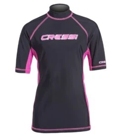 CRESSI Girls' Classic Short Sleeve Rashguard (7yrs-15yrs)
