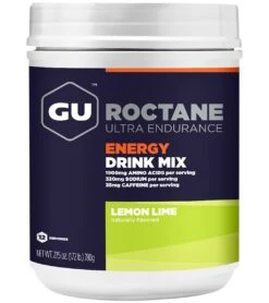 GU Roctane Energy Drink Mix (12 Serving Canister) -Swimming Shops 5670656671912 lemonlime