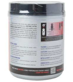 GU Roctane Energy Drink Mix (12 Serving Canister) -Swimming Shops 5670656671912 lemonlime 2a