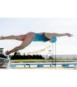 Molecule Thin Strap One Piece Swimsuit -Swimming Shops 5670700581032 redblack 9a