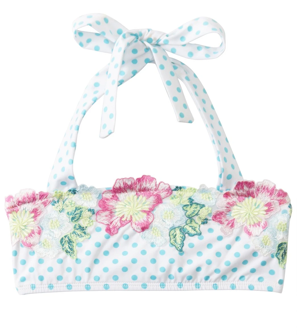 Girls' Garden Party Polka Dot Halter Top (7yrs-14yrs) 1 Girls' Garden Party Polka Dot Halter Top (7yrs-14yrs)