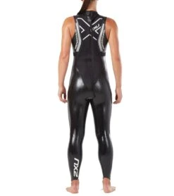 2XU Women's P:1 Propel Tri Sleeveless Wetsuit -Swimming Shops 5671344505000 blacksilver 3a