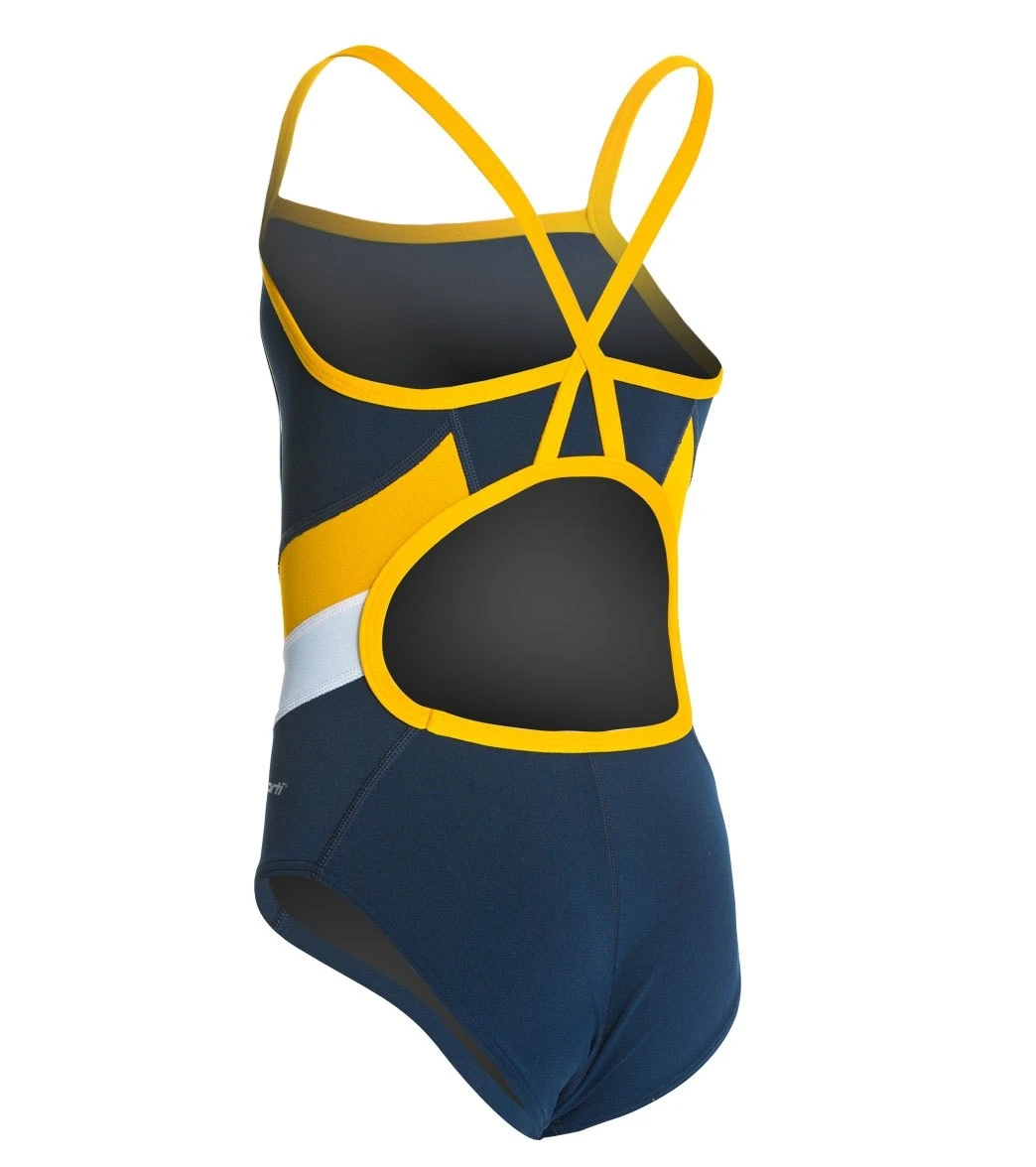 HydroLast Splice Thin Strap One Piece Swimsuit Youth (22-28) 2 HydroLast Splice Thin Strap One Piece Swimsuit Youth (22-28) - Image 2