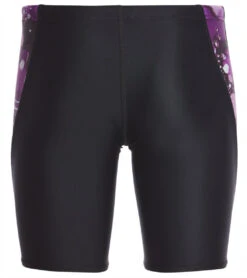 Paint Splatter Piped Splice Jammer Swimsuit Youth (22-28) -Swimming Shops 5671635681448 purplemulti 3a