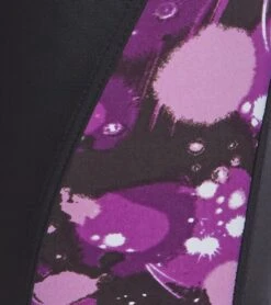 Paint Splatter Piped Splice Jammer Swimsuit Youth (22-28) -Swimming Shops 5671635681448 purplemulti 4a